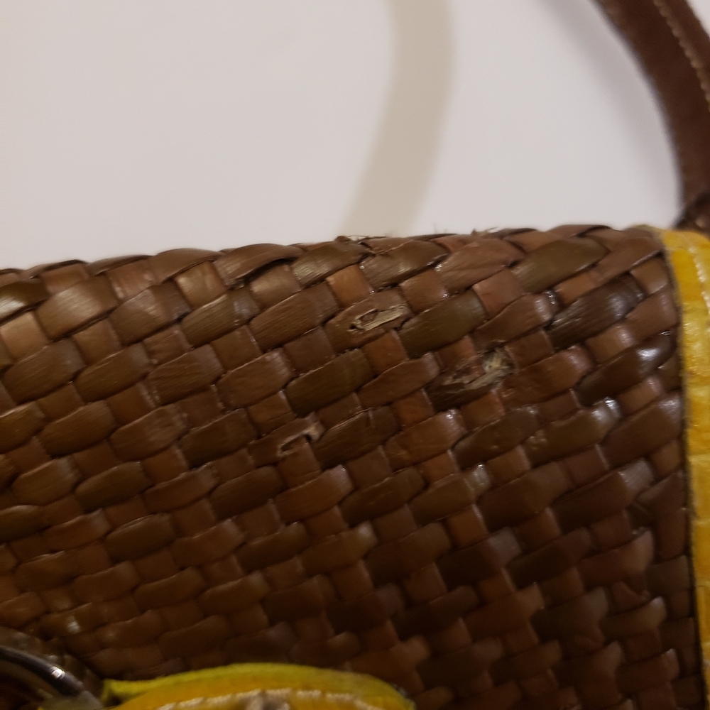90’s Style Rattan Shoulder Bag - Picture 5 of 5